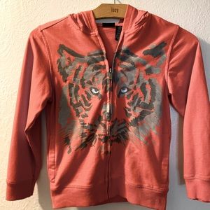 Boys Calvin Klein Jeans zip up Hoodie size 7.